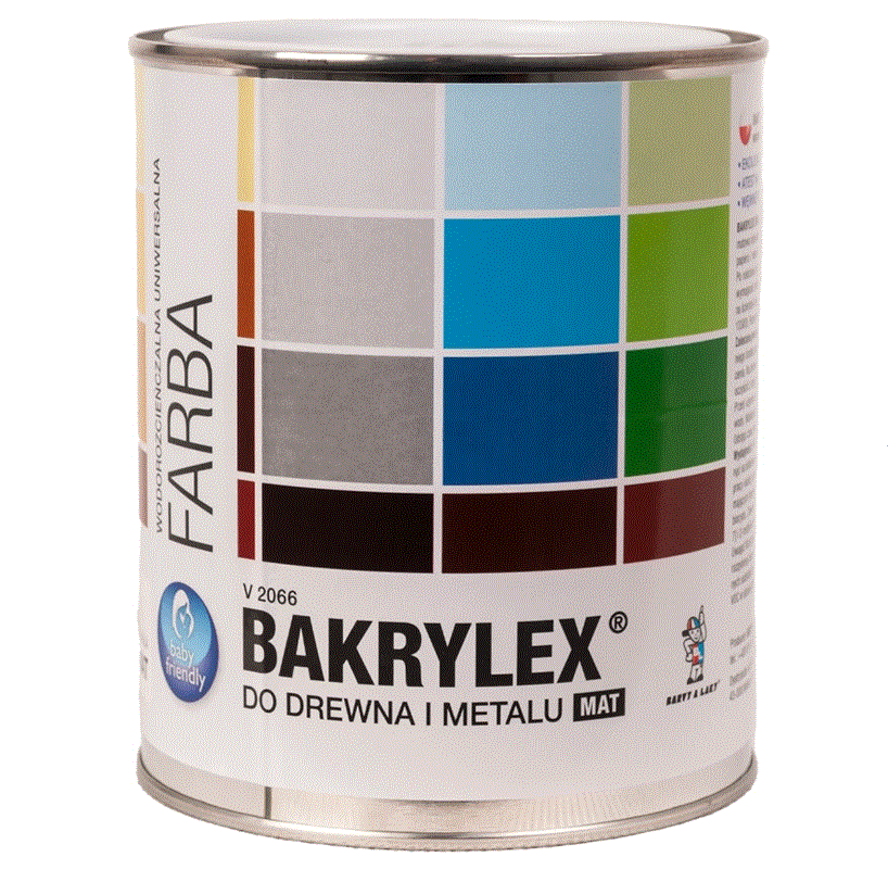Bakrylex emalia do drewna i metalu